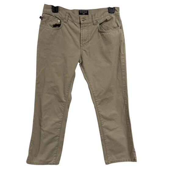 Polo Ralph Lauren Pants - Polo Jeans Co Ralph Lauren Khaki Capri Pants Y2K Size 4